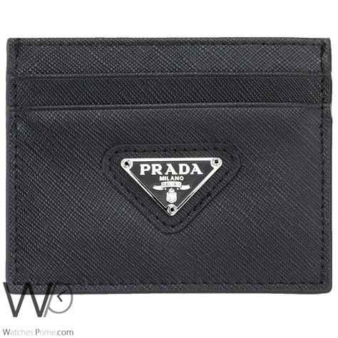 prada mens cardholder|Prada men wallet price.